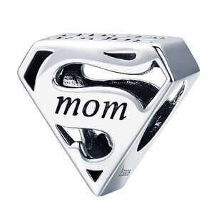 925 Super Mom Sterling Silver DIY Bead Bracelet